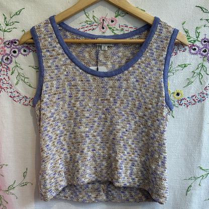 St. Joseph Sport Cropped Knit Vest, M