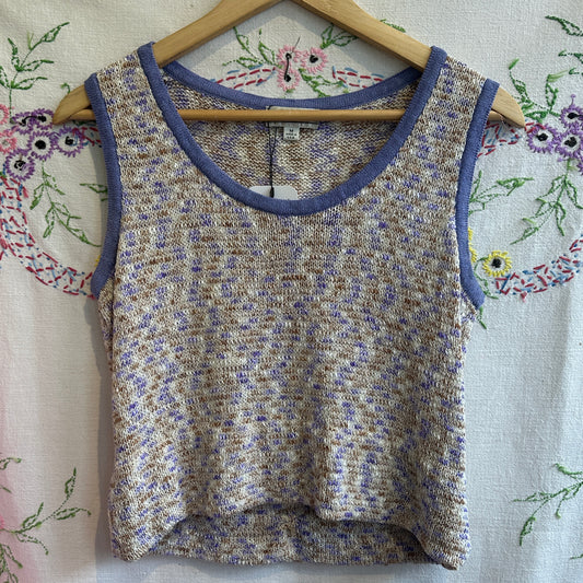 St. Joseph Sport Cropped Knit Vest, M