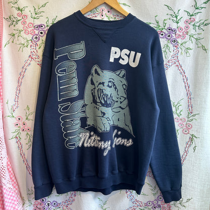 Navy Blue PSU Crew Neck, L