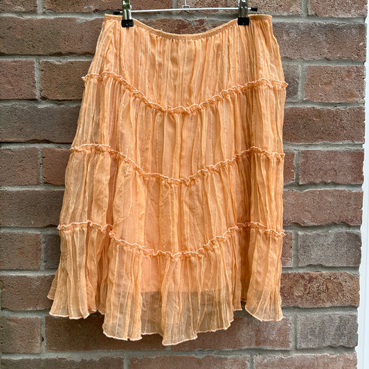 Tangerine Boho Skirt, 28"