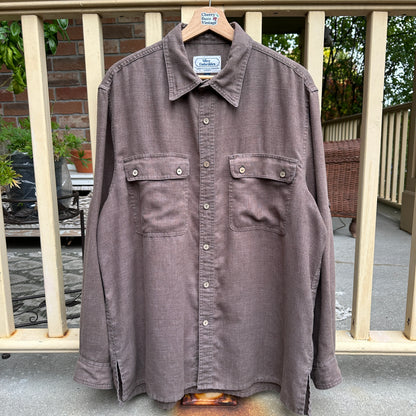 Tilly Endurable Brown Button Up, L