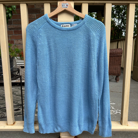 Tabi Blue Knit Sweater, L