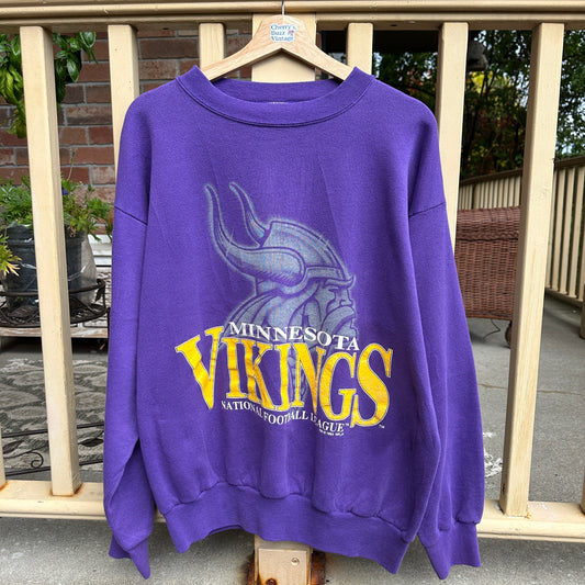 1994 Minnesota Vikings Football Crewneck, XL