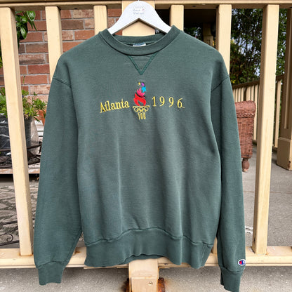 Green Atlanta 1996 Olympics Crewneck, L