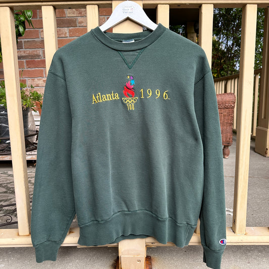 Green Atlanta 1996 Olympics Crewneck, L
