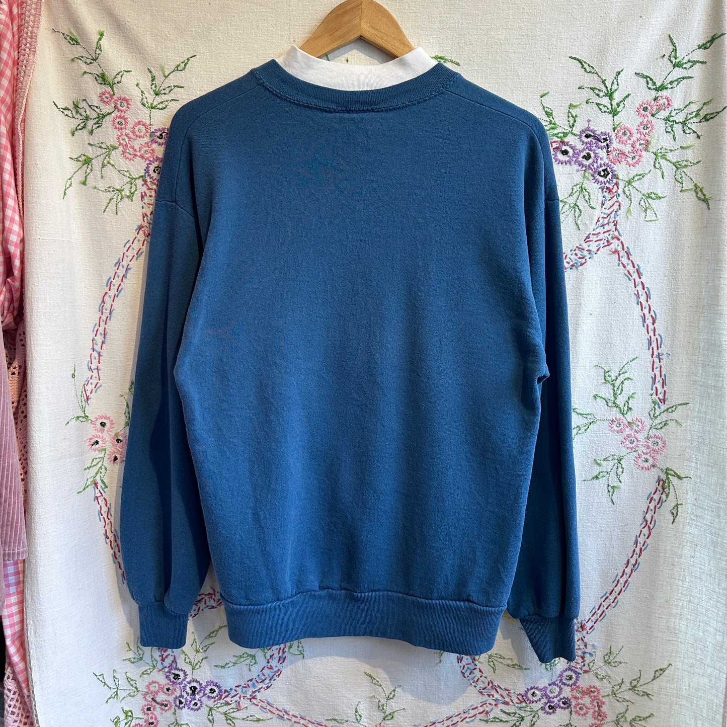 Blue Bird Crew Neck Sweater, L