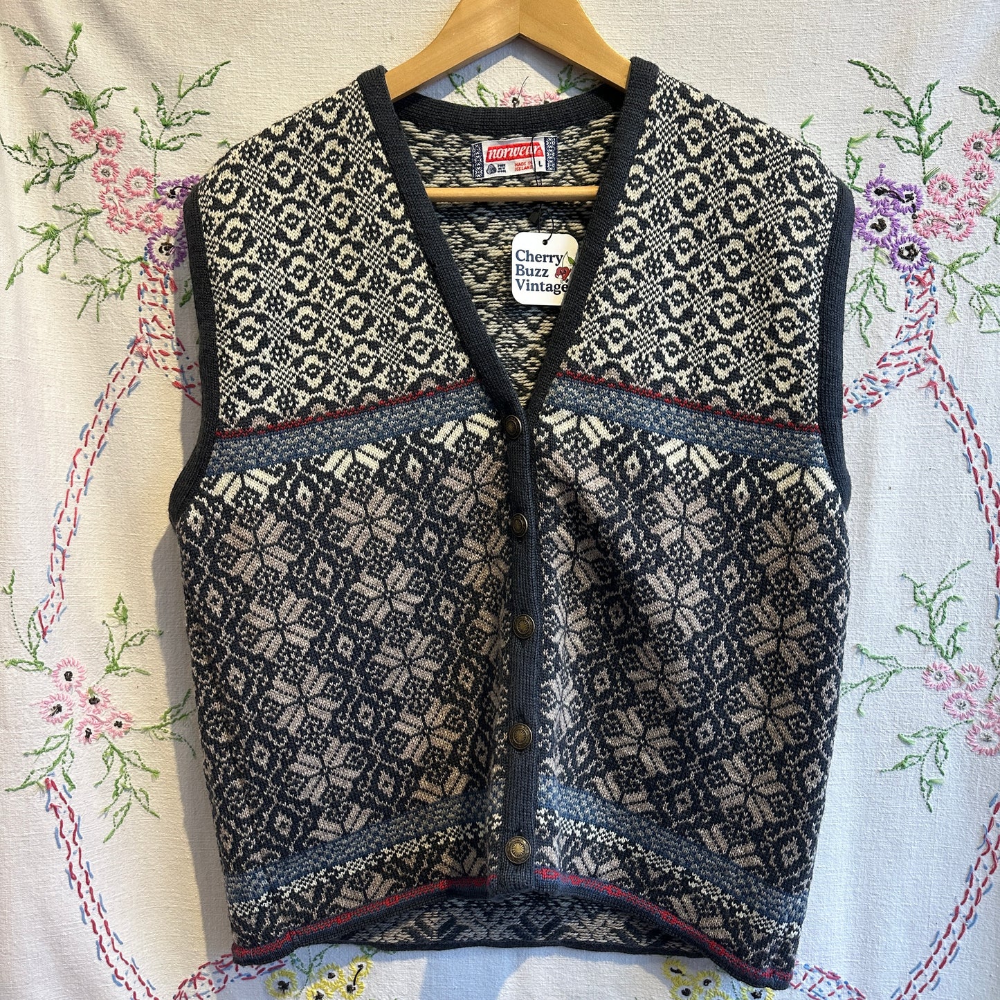 Norwear Wool Sweater Vest, L