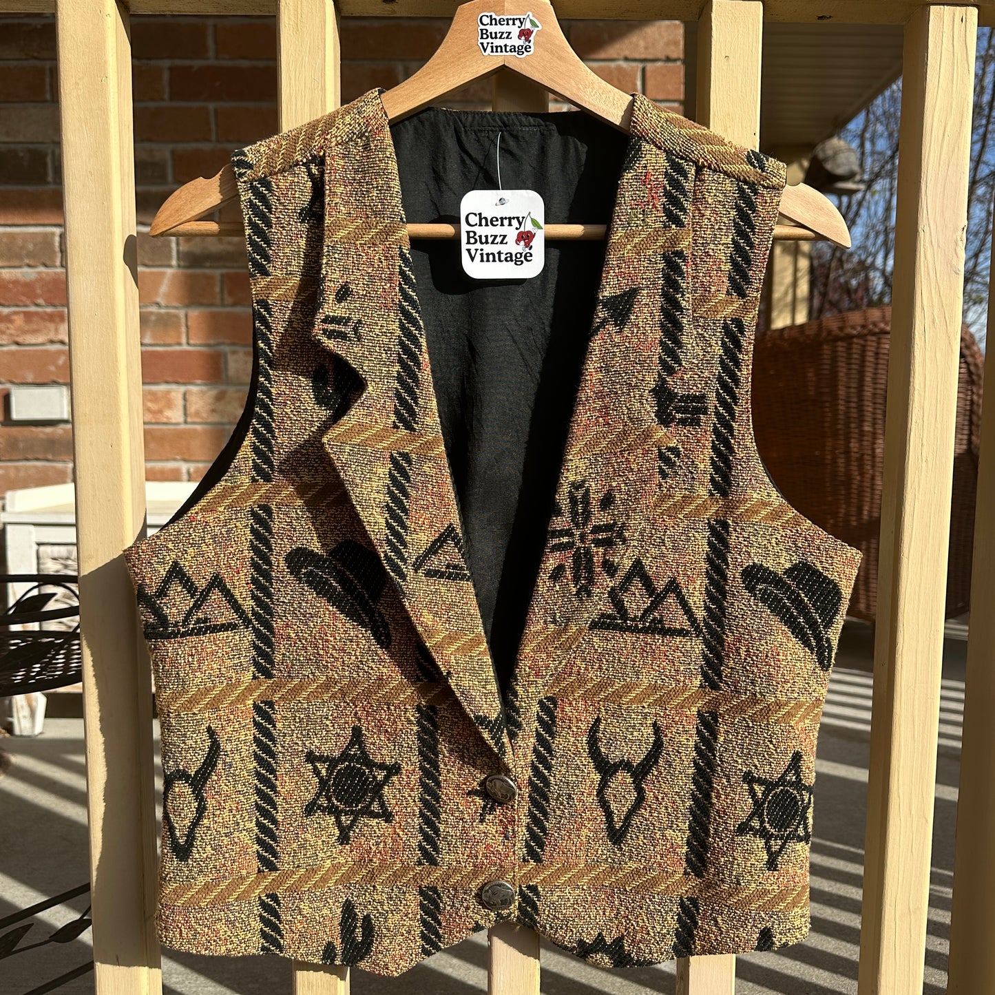 Cowboy Western Vest, S