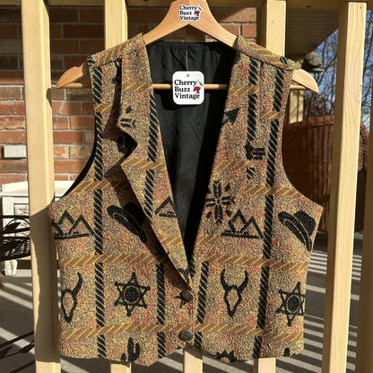 Cowboy Western Vest, S