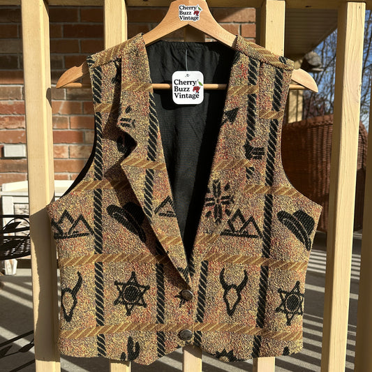 Cowboy Western Vest, S