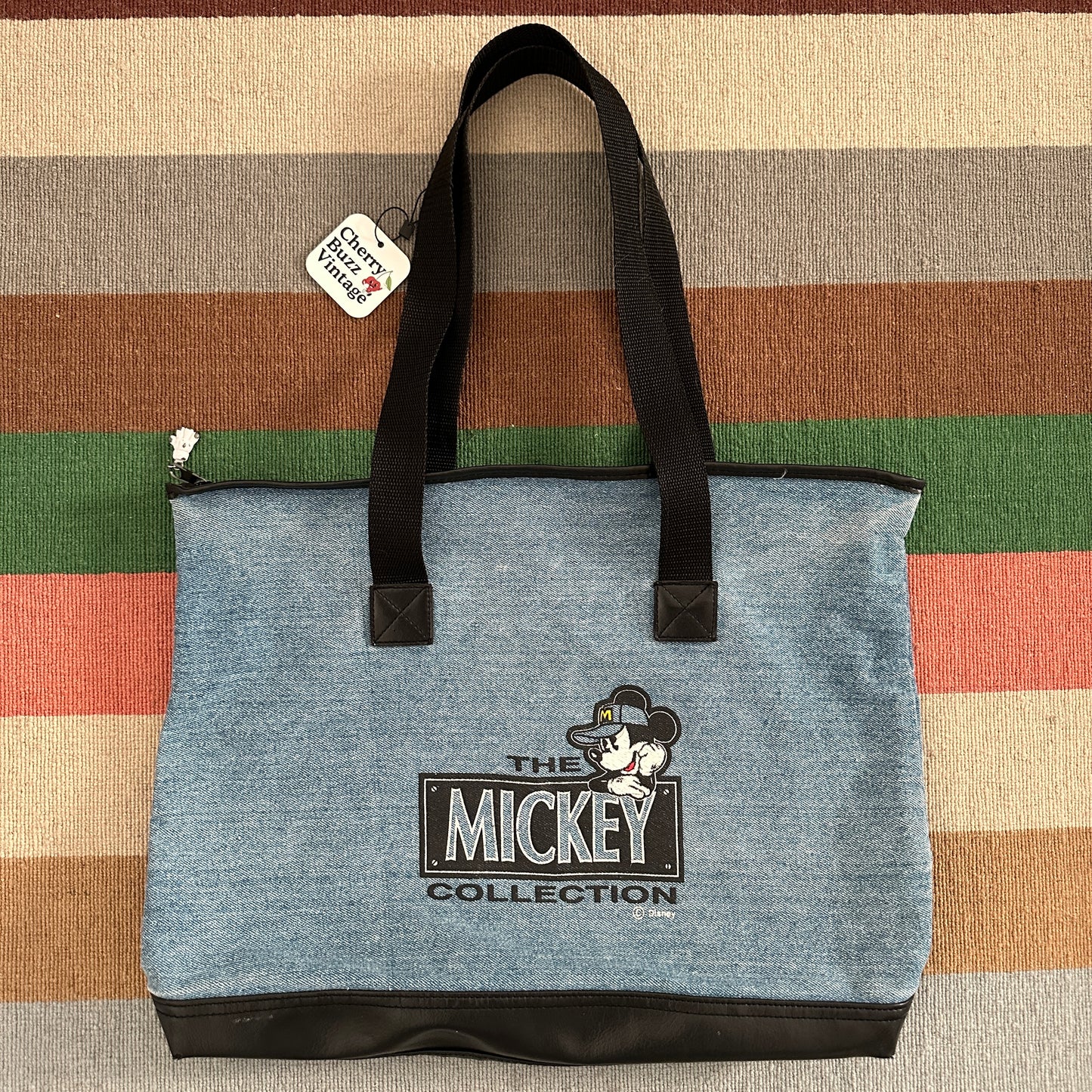 Disney Mickey Denim Tote Bag