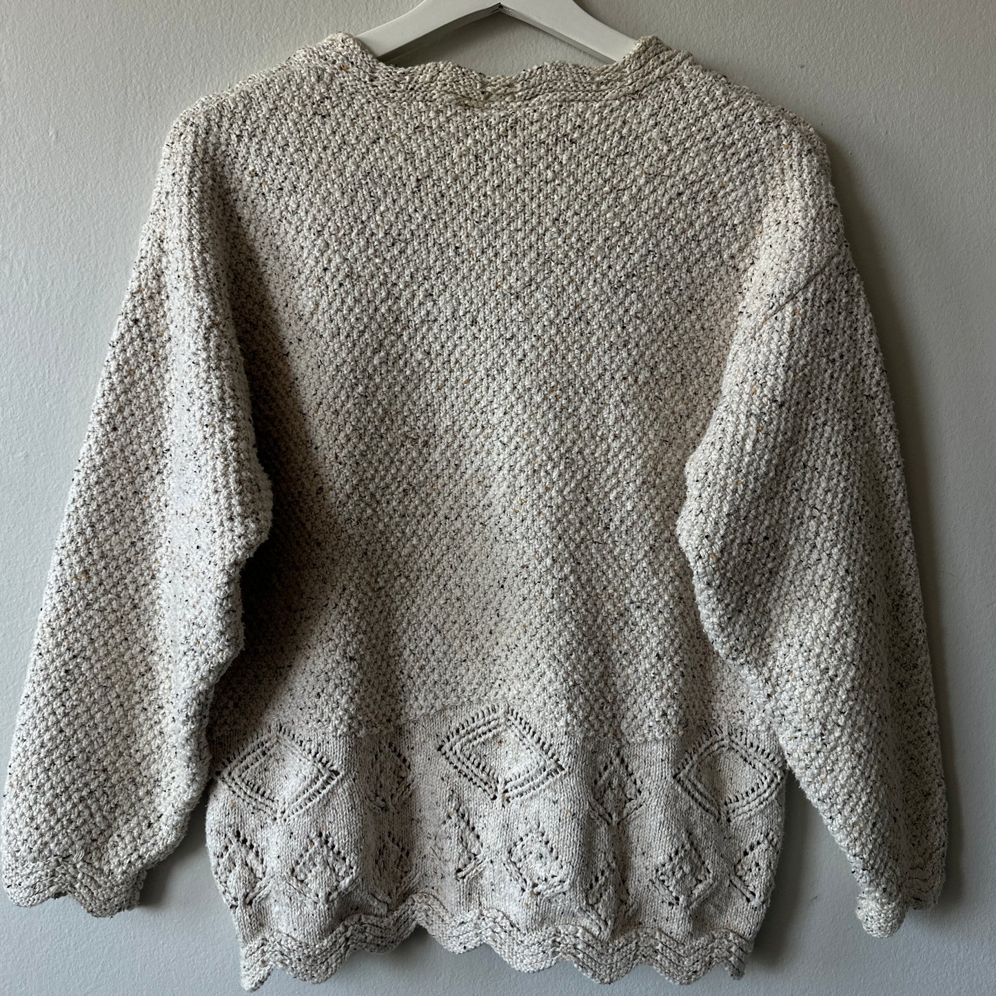 Marie Clair Cream Knit Cardigan, S