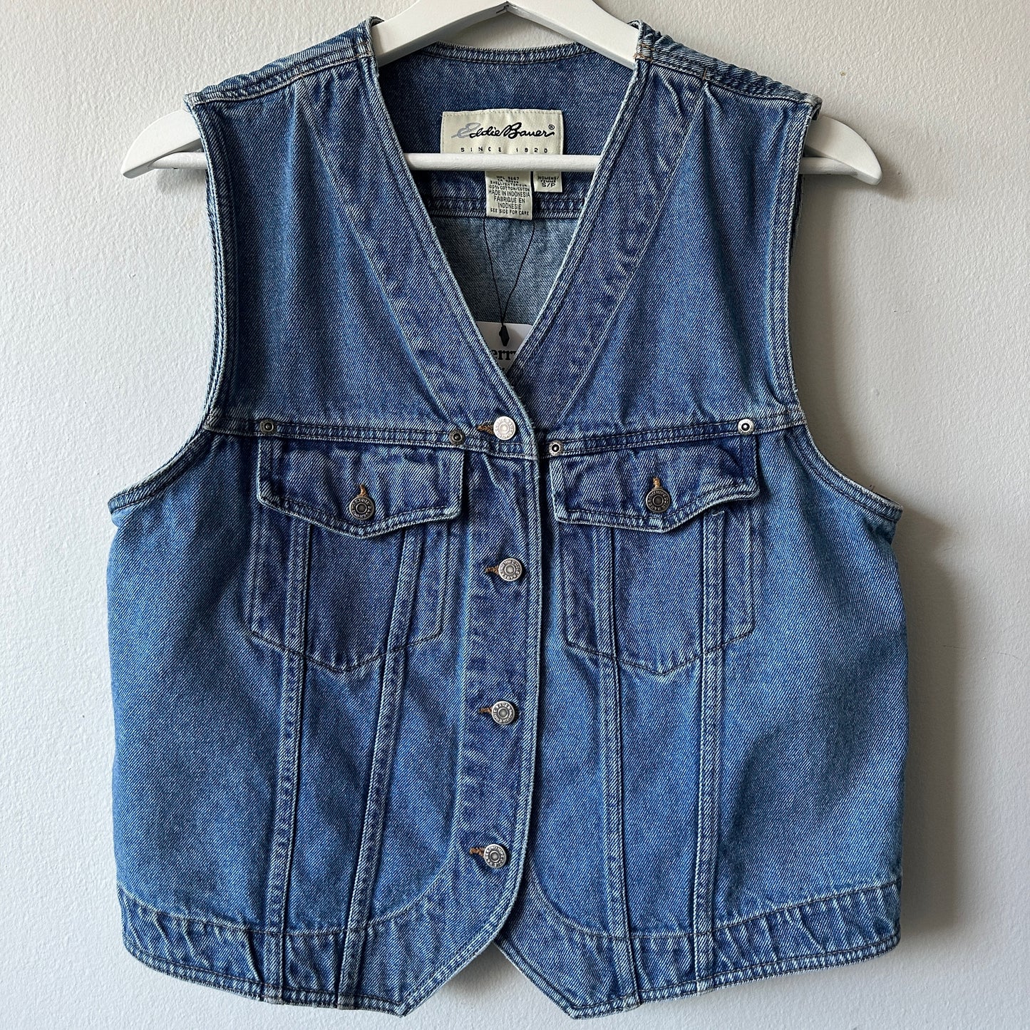 Eddie Bauer Denim Vest, S