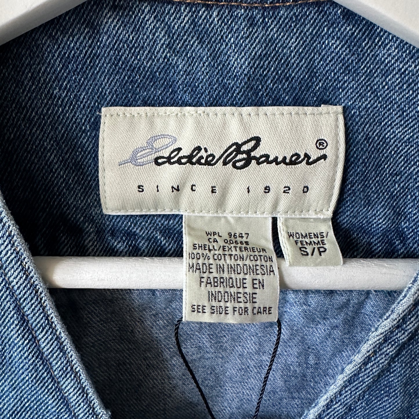 Eddie Bauer Denim Vest, S