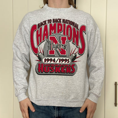 Nebraska Huskies '95 Crew Neck, L