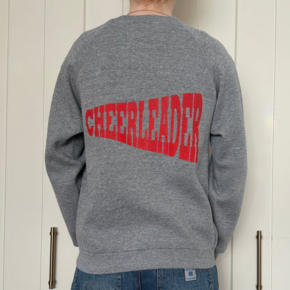 Southern Rams Cheerleader Jerzees Grey Crewneck, L