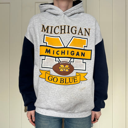 University of Michigan Football Grey Russell Hoodie, XL