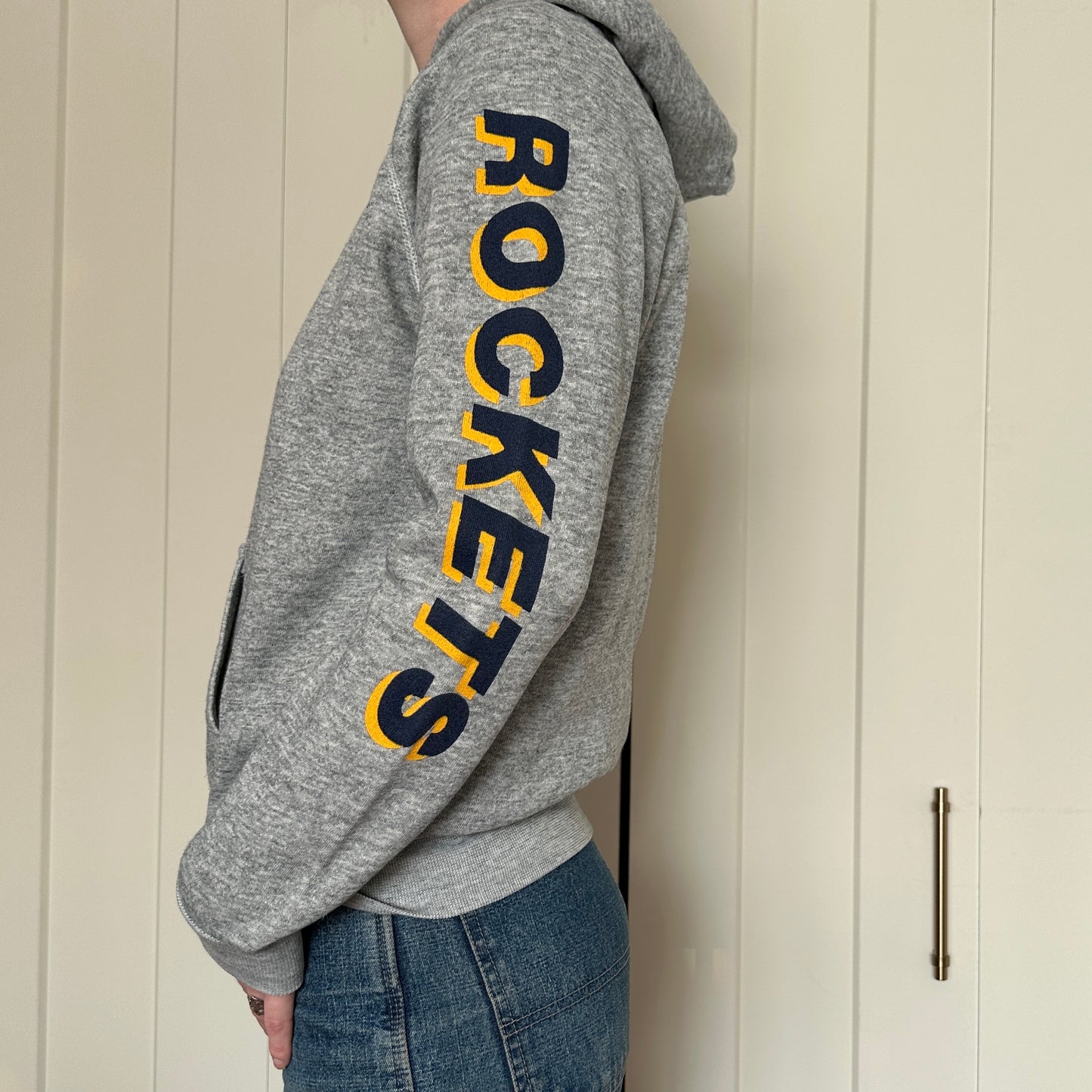 Toledo Rockets Grey Hoodie, '80s, L