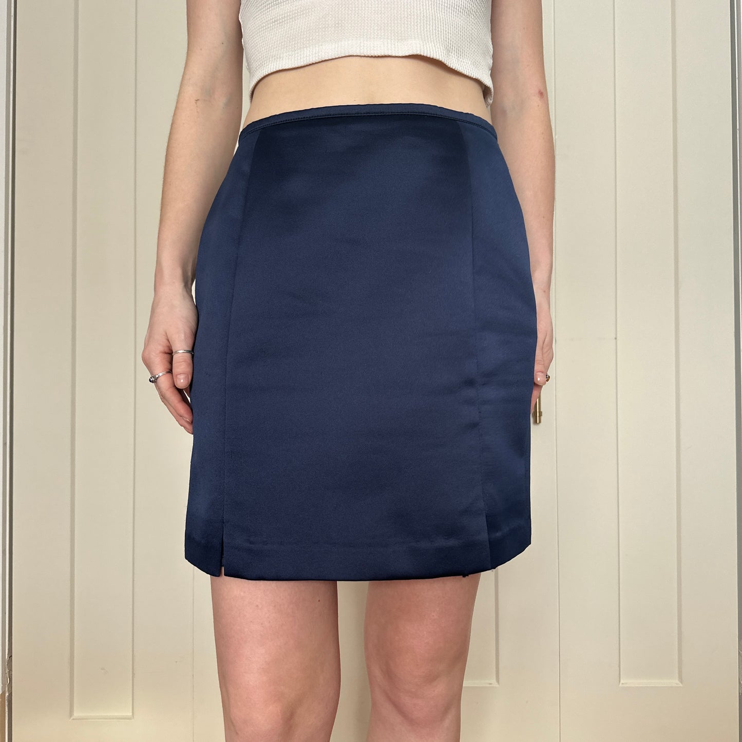 Tristan & Iseut Blue Mini Skirt, S