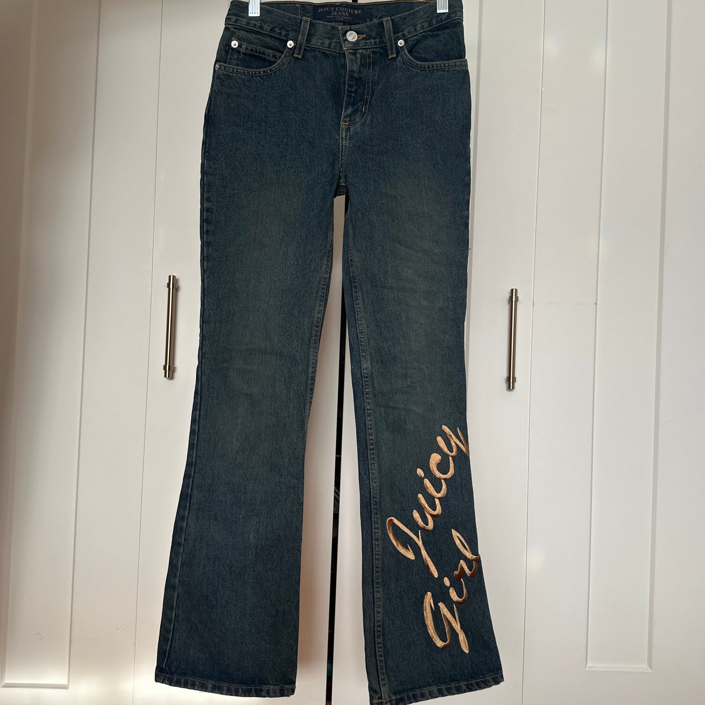 Juicy Couture Embroidered Denim Jeans, XS
