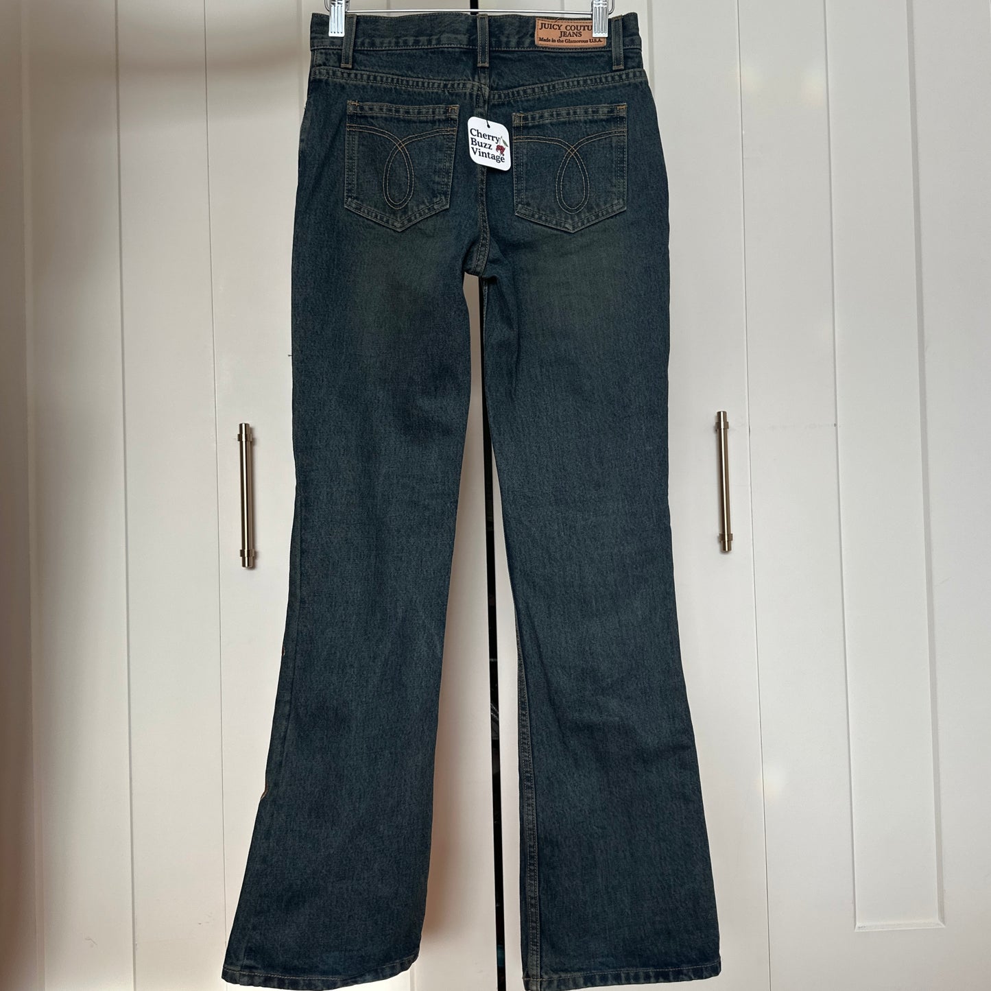 Juicy Couture Embroidered Denim Jeans, XS