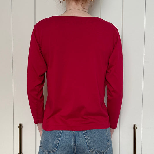 Russ State of Blue Red Long Sleeve, S