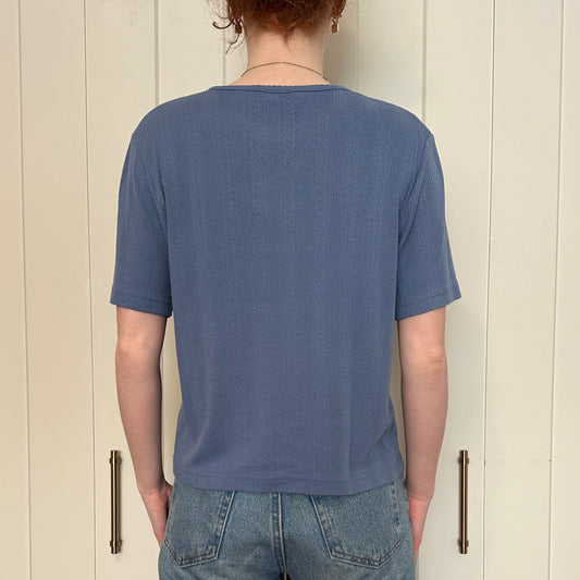 Tradition Country Collection Blue Lace T-Shirt, L