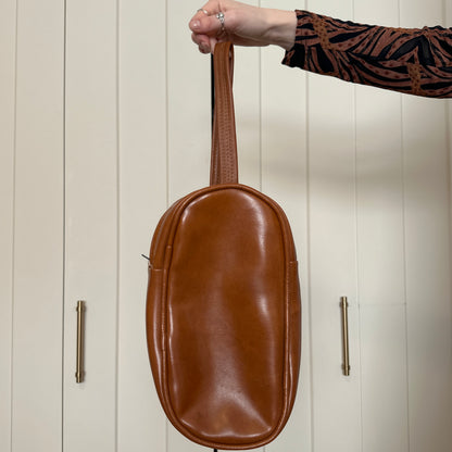 Cognac Leather Bag