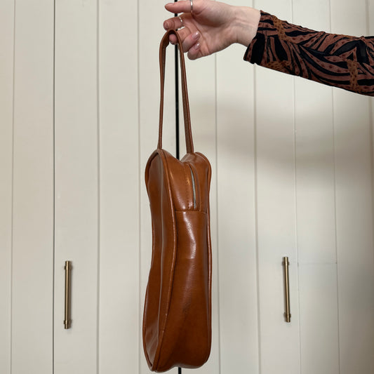 Cognac Leather Bag