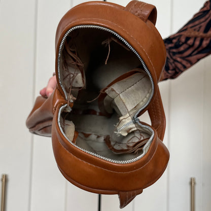 Cognac Leather Bag