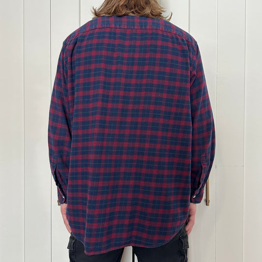 Toboggan Sport Red and Navy Flannel, L