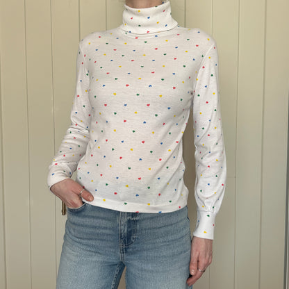 Crazy Horse Heart Pattern Long Sleeve, M