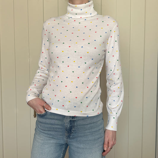 Crazy Horse Heart Pattern Long Sleeve, M