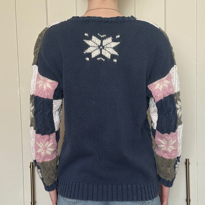 Paris Sport Club Hand Knit Sweater, L