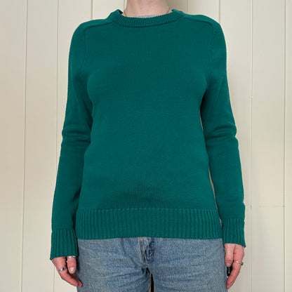 J. Crew Teal Knit Crewneck, XS