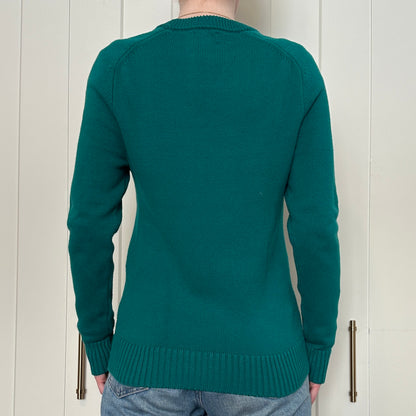 J. Crew Teal Knit Crewneck, XS