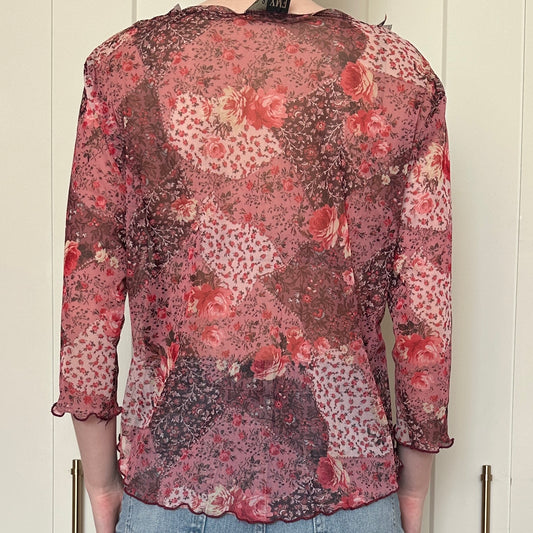 FMX&Co Floral Whimsy Long Sleeve, M