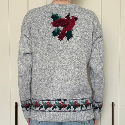 Northern Treasures Knit Cardinal Cardigan, S