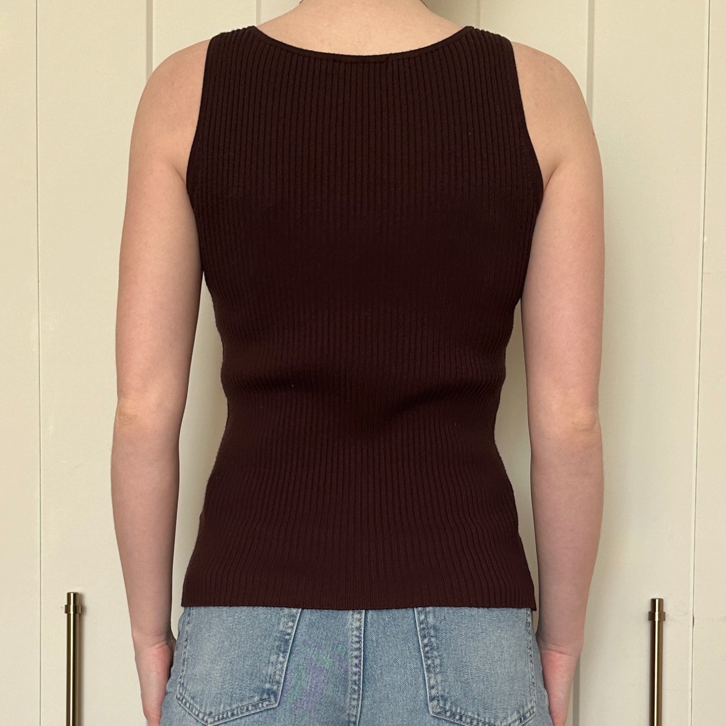 Belldini Brown Short Sleeve Shirt, S