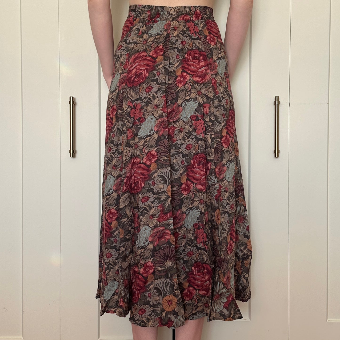 Emblem Floral Skirt, S