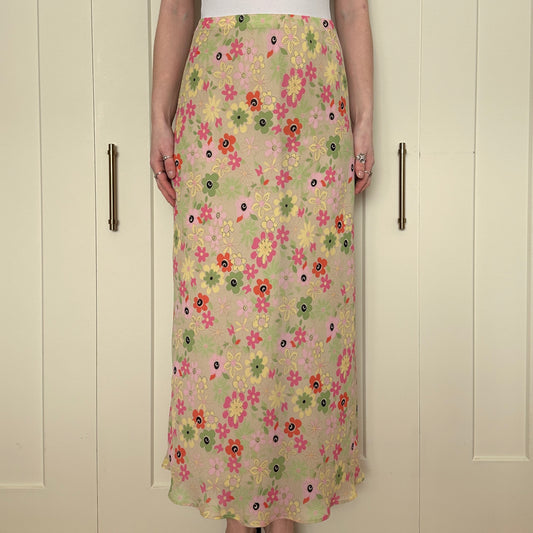 Cleo Floral Maxi Skirt, S