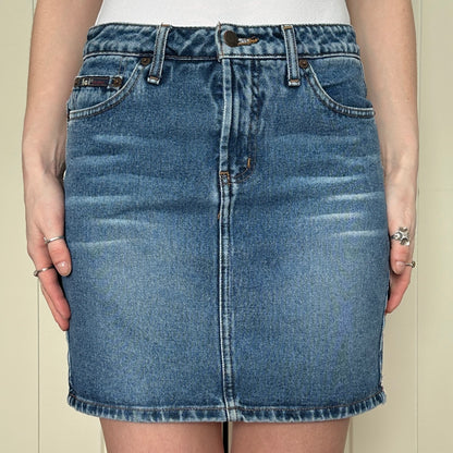 L.E.I. Denim Mini Skirt, S