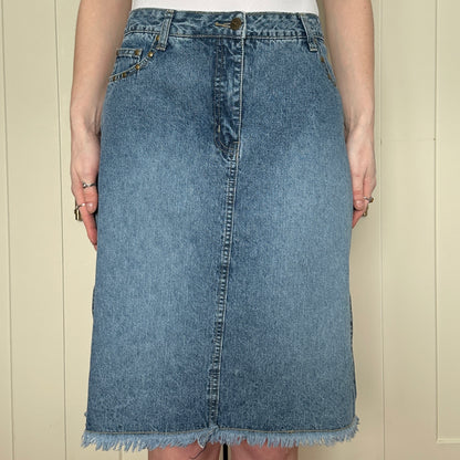 Cotton Ginny Denim Skirt, M
