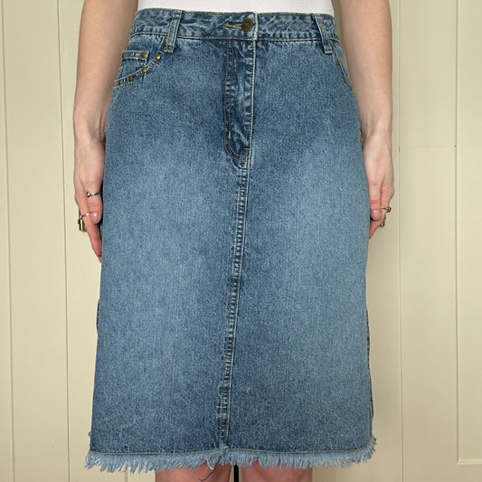Cotton Ginny Denim Skirt, M