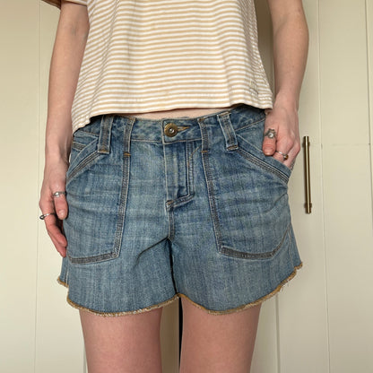 Baccini Blue Denim Shorts, 32"