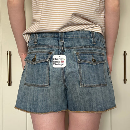 Baccini Blue Denim Shorts, 32"