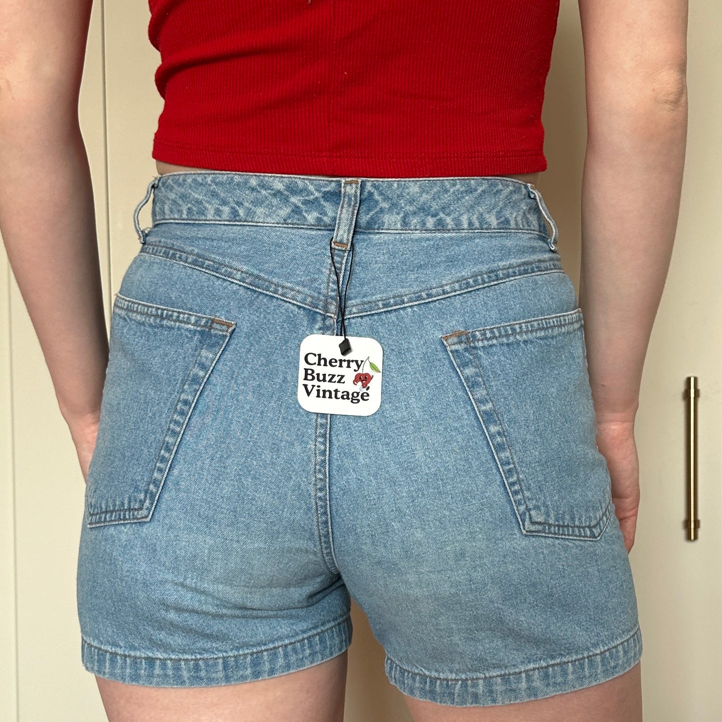 DKNY Blue Denim Shorts, 27"