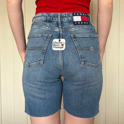 Tommy Hilfiger Blue Denim Bermuda Shorts, 27"