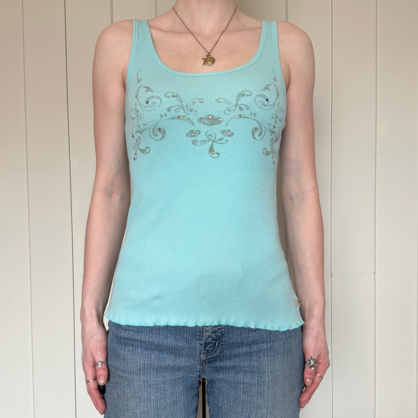 Levi Strauss Teal Tank Top, M