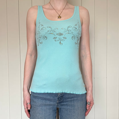 Levi Strauss Teal Tank Top, M